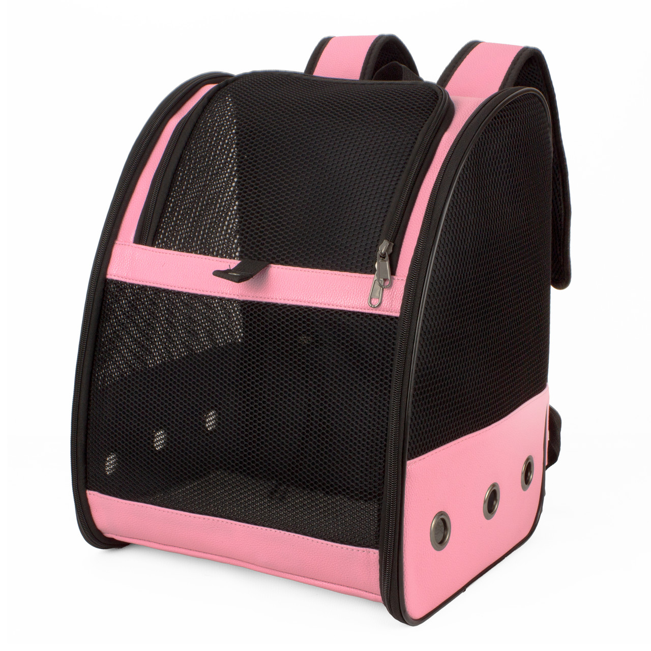 Рюкзак-переноска для котів та собак 41х32х29 см CosmoPet CP-27 Pink