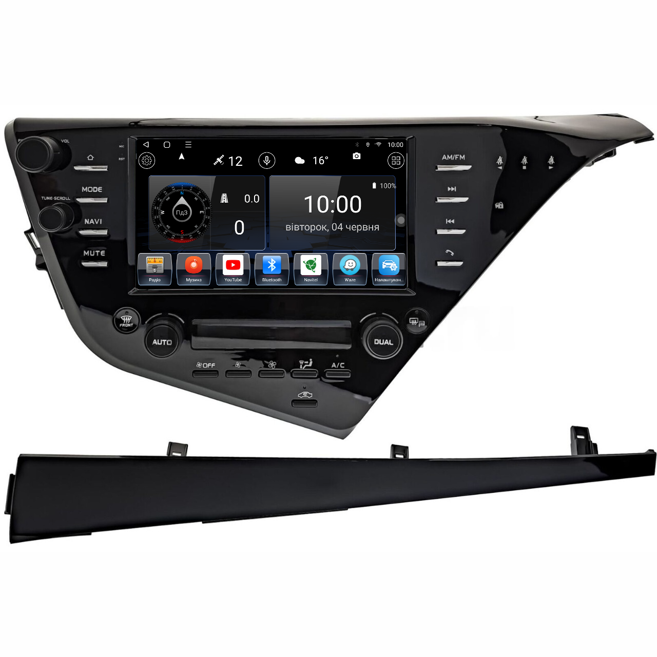 Штатна магнітола для Toyota Camry 70 2017-2020 на Android