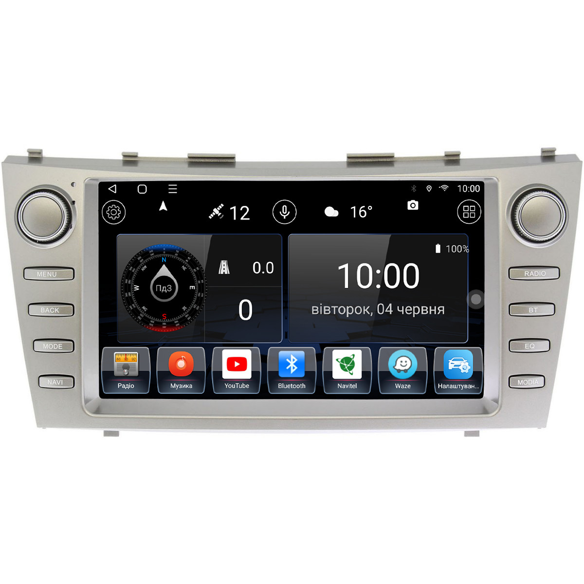 Штатна магнітола для Toyota Camry 40 2006-2011 на Android