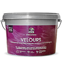 Інтер'єрна фарба для стін латексна Dufa Premium VELOURS P110 шовк. мат білий 2,5 л