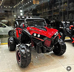Дитячий електромобіль Баггі джип 4x4 Bambi M 3804 EBLR-3 червоний