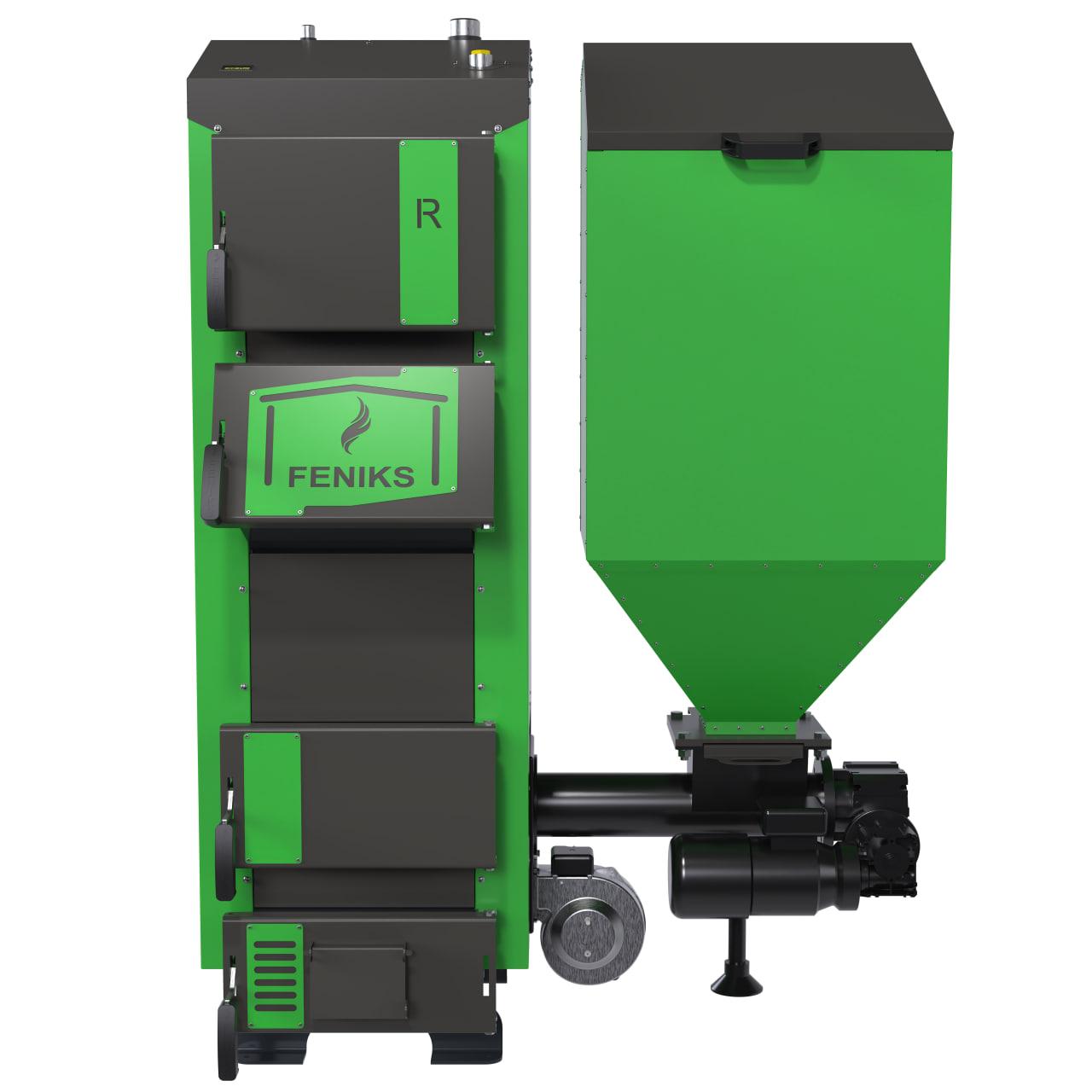 Пелетний котел Feniks серія R 40 кВт plus, фото 1