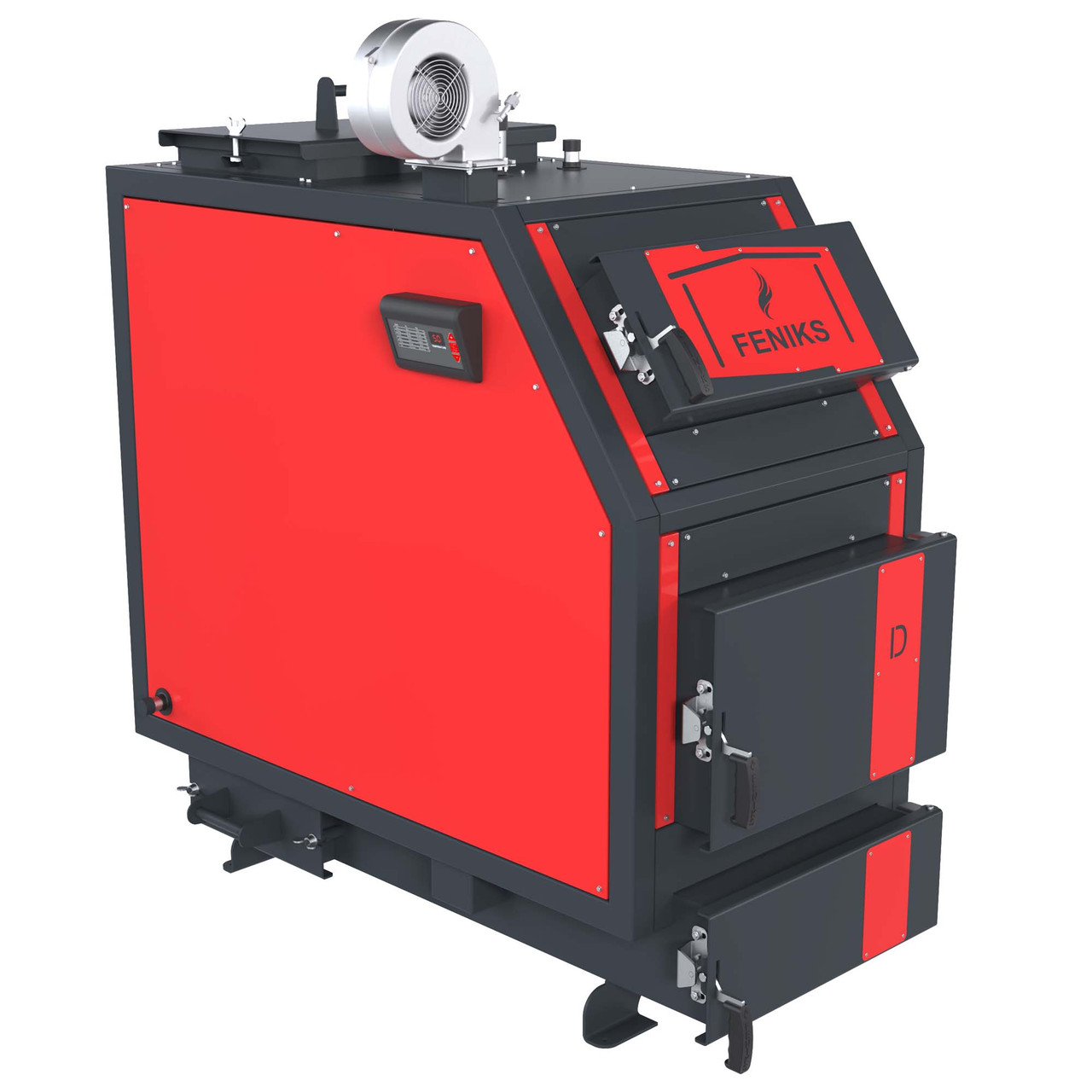 Твердопаливний котел Feniks серія D 50 кВт plus, фото 1