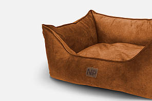 Лежанка для собак Noble Pet Leon Saffron розмір S 55*45*28 см, фото 5