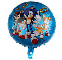 Фольгована кругла куля Соник (Китай)