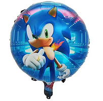 Фольгована кругла куля Сонік з кільцем (Китай)