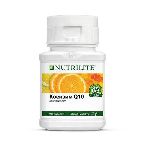 Диетическая добавка комплекс Nutrilite Коэнзим Q10 Нутрилайт 60 капсул ...