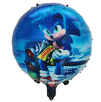 Фольгована кругла куля Сонік з книгою (Китай)