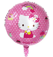 Куля фольгована кругла Кітті (Китай)