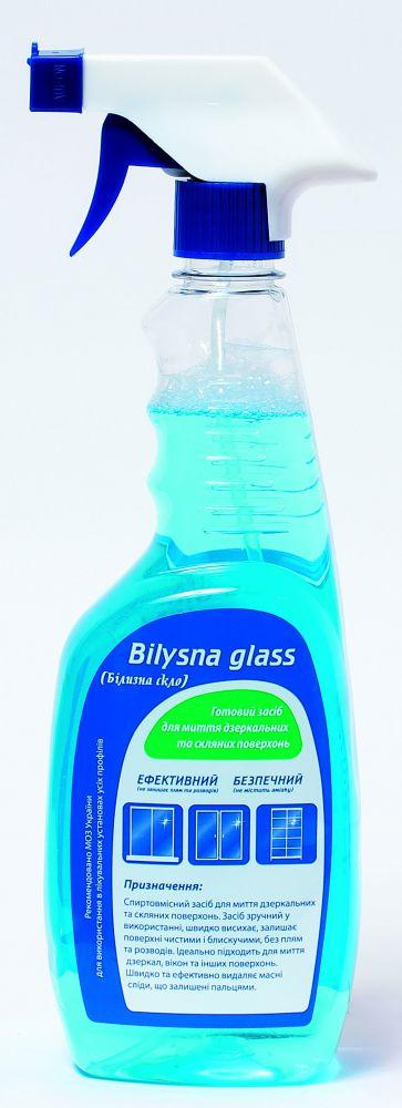 Засіб для миття дзеркальних і скляних поверхонь Bilysna glass 0.75 л. -