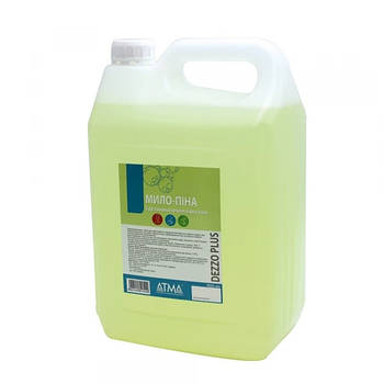 Піна-мило DEZZO PLUS з дезінфікувальним ефектом 5 л