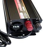 Перетворювач напруги з 12V на 220V UKC UPS-800А 800W, автомобільний інвертор з функцією зарядки аккумулятора, модифікований синус, фото 7