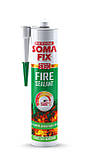 Вогнестійкий силікатний герметик S160 SOMA FIX 1500 °C 310 мл чорного кольору, фото 4