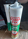 Вогнестійкий силікатний герметик S160 SOMA FIX 1500 °C 310 мл чорного кольору, фото 5
