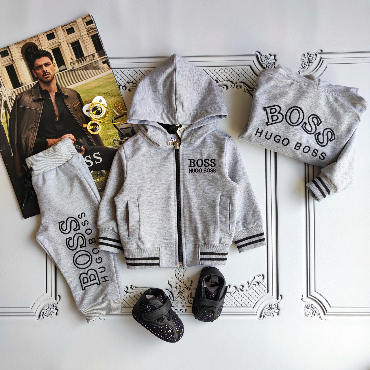 Дитячий спортивний костюм Босс для новонароджених