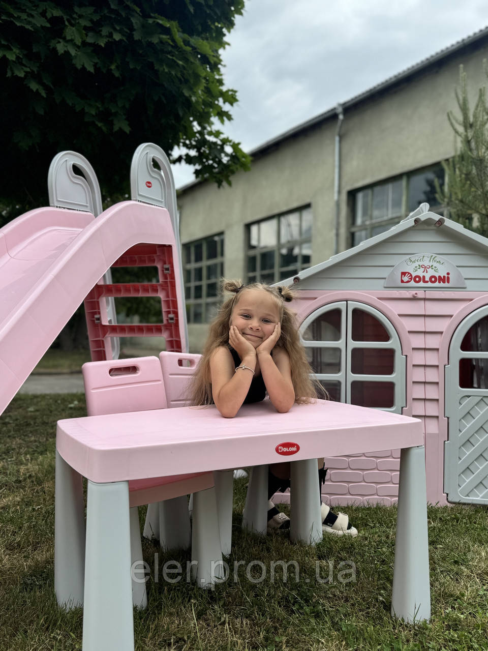 Дитячий майданчик ніжно розовий 6в1 АКЦІЙНА ЦІНА ТІЛЬКИ У НАС, фото 1
