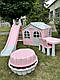 Дитячий майданчик ніжно розовий 6в1 АКЦІЙНА ЦІНА ТІЛЬКИ У НАС, фото 3