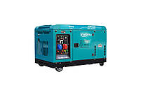Генератор дизельний INVO DTS-13000EA 12/13кВт, 230/380В у кожусі з електричним запуском, фото 4