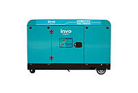 Генератор дизельний INVO DTS-13000EA 12/13кВт, 230/380В у кожусі з електричним запуском, фото 5