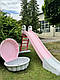 Велика Ракушка ХЛ Пісочниця / Басейн для дітей ніжно розовий, фото 2