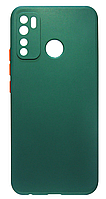 Силікон Tecno Spark 5 Pro Темно-зелений Square TPU