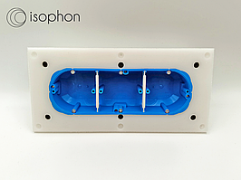 Звукоізоляційний підрозетник на 3 пости Isophon S3-Box
