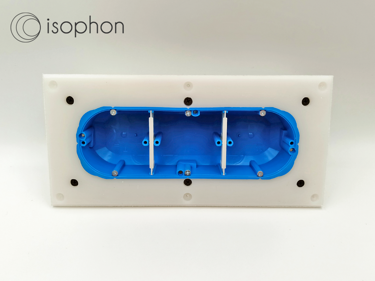 Звукоізоляційний підрозетник на 3 пости Isophon S3-Box