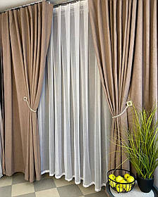 Готовий комплект Тюль та Штора.