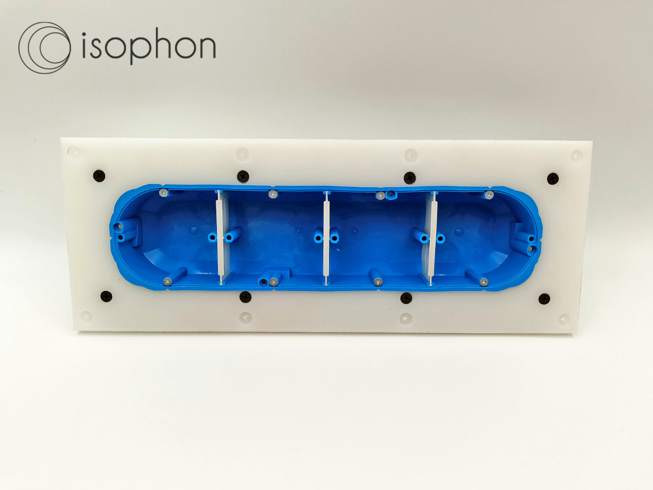 Звукоізоляційний підрозетник на 4 пости Isophon S4-Box