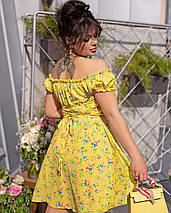 Сукня софт довжина міні з короткими рукавами розміри норма й батал, фото 4