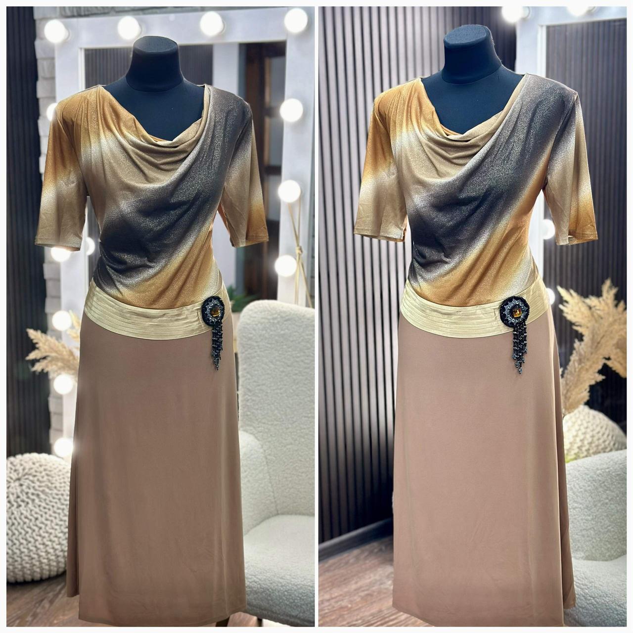 Стильна жіноча сукня, тканина "Трикотаж Масло" розмір 50