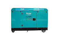 Генератор дизельний INVO DS-13000EA 12/13кВт, 220В у кожусі з електричним запуском, фото 4