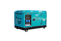 Генератор дизельний INVO DS-13000EA 12/13кВт, 220В у кожусі з електричним запуском, фото 5