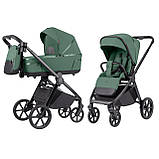 Коляска універсальна CARRELLO Omega CRL-6540 (2in1) Nova Green, фото 4