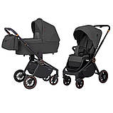 Коляска універсальна CARRELLO Epica/G CRL-8511 (3in1) Iron Grey, фото 3
