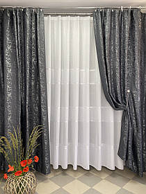 Готовий комплект Тюль та Штора.