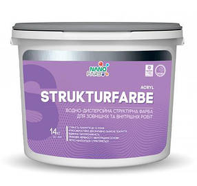Структурна фарба NanoFarb Strukturfarbe 14кг