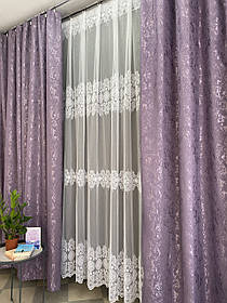 Готовий комплект Тюль та Штора.