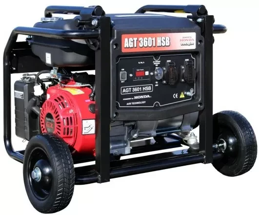 Бензиновий генератор AGT 3601 HSB TTL (GX200)