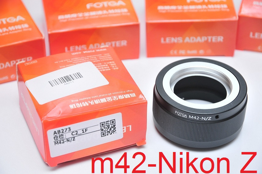М42 — Nikon Z Адаптер, перехідник нікон Метал Перехідне кільце, фото 1