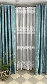 Готовий комплект Тюль та Штора.