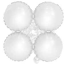 Фольгована підставка 18" Китай-КТ 001 Біла (КОЛО)