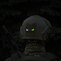 M-Tac нашивка Cat Eyes Laser Cut Ranger Green/Yellow/Blue/GID, фото 3