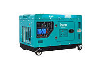 Генератор дизельний INVO DS-11000EA у кожусі, 10/11кВт, 220В у кожусі з електричним запуском, фото 3