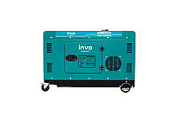 Генератор дизельний INVO DS-11000EA у кожусі, 10/11кВт, 220В у кожусі з електричним запуском, фото 5