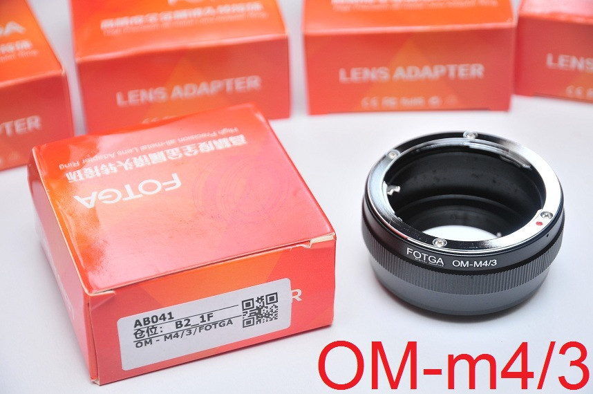 Адаптер 4/3 OM — Micro 4/3 адаптер FOTGA з об'єктива Olympus на камеру micro 4/3, фото 1
