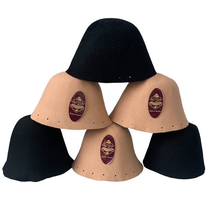 Шапка для лазні і сауни хуст HUSST кролячий пух клас premium (Уцінка) кольори в асортименті!, фото 1