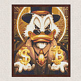 Алмазна мозаїка/вишивка Скрудж Макдак голд 40*50 см Орігамі OD 3320, фото 7