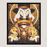 Алмазна мозаїка/вишивка Скрудж Макдак голд 40*50 см Орігамі OD 3320, фото 6