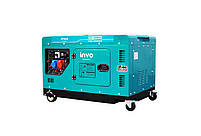 Генератор дизельний INVO DTS-10000EA 9/10кВт, 230/380В у кожусі з електричним запуском, фото 3